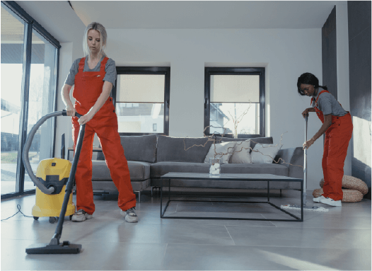 Cleaning team